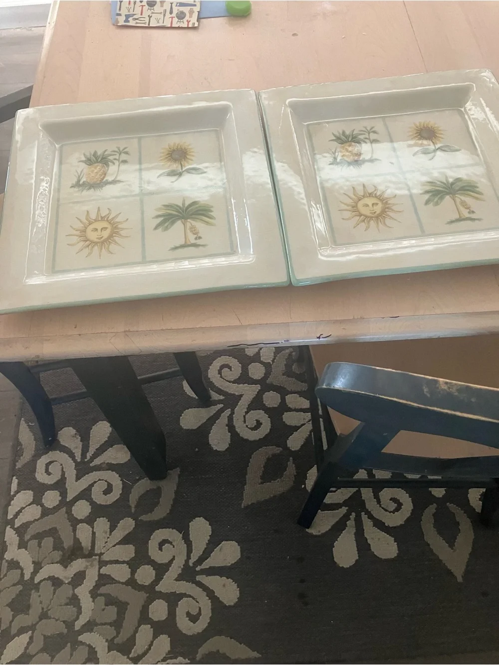 A Pair of Williams Sonoma Square Serving Platters